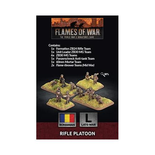 Flames of War: Romanian: Rifle Platoon (x50)