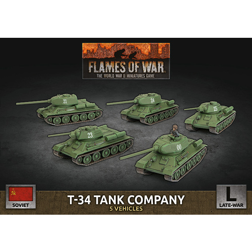 T-34 Tank Company (x5 Plastic)