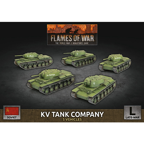 KV-8 Flame-Tank Company (x5 Plastic)