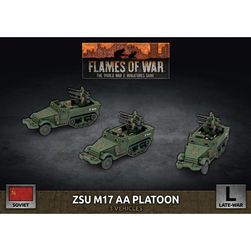 ZSU M17 Anti-Aircraft Platoon (x3 Plastic)