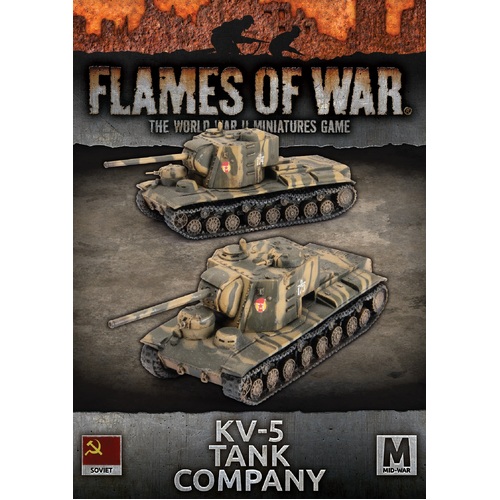 Flames of War: Soviet: KV-5 Tank Company (x2)
