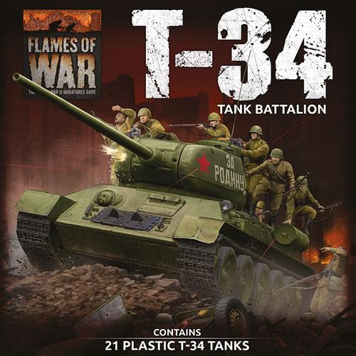 Flames of War: Soviet LW T-34 Army Deal (Plastic)