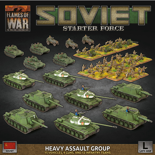Flames of War: Soviet LW Heavy Assault Group Army Deal (Plastic)
