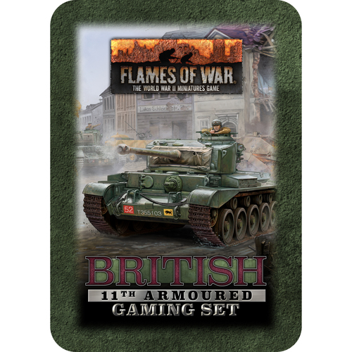 Flames of War: British 11th Armoured Gaming Set
