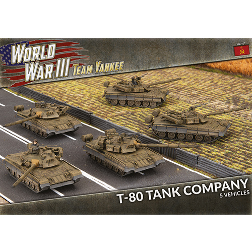 T-80 Tankovy Company (x5 Plastic)