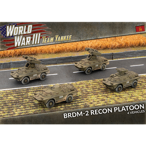 BRDM Platoon (x4 Plastic)