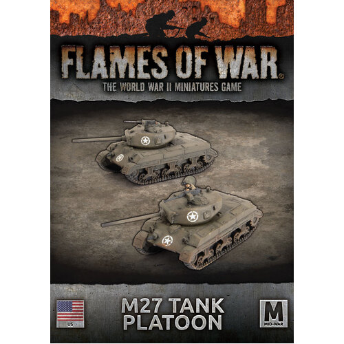 Flames of War: American: M27 Tank Platoon (x2)