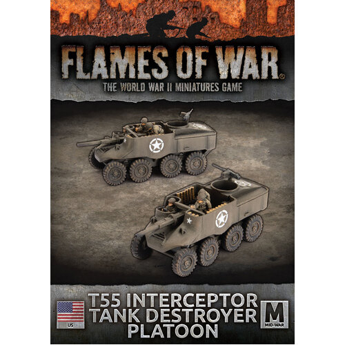Flames of War: American: T55 GMC Interceptor (x2)