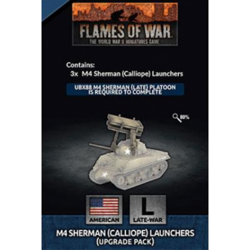Flames of War: American: M4 Sherman (T34 Calliope) Launchers (Upgrade Pack)