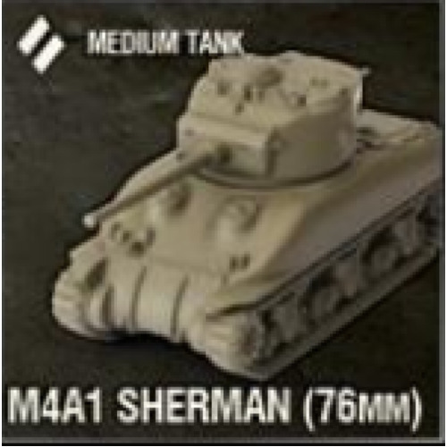 World of Tanks Miniature Game:  American Tank - M4A1 76mm Sherman