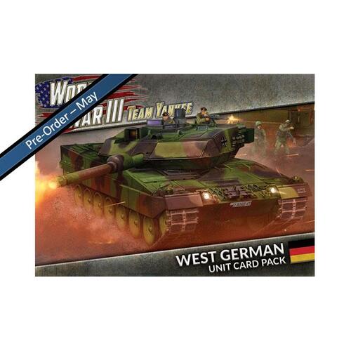 World War III: Team Yankee West German Unit Card Pack
