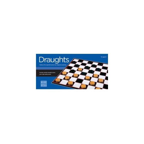 Draughts Game - Blue Opal