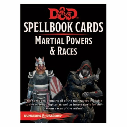 D&D Spellbook Cards: Martial Powers & Races Deck