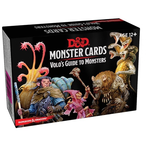 D&D Monster Cards Volos Guide to Monsters Deck