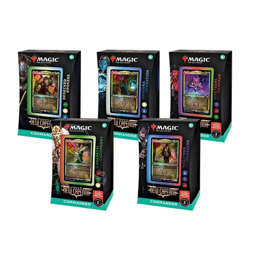 Magic the Gathering: Streets of New Capenna Commander Deck Display (5)