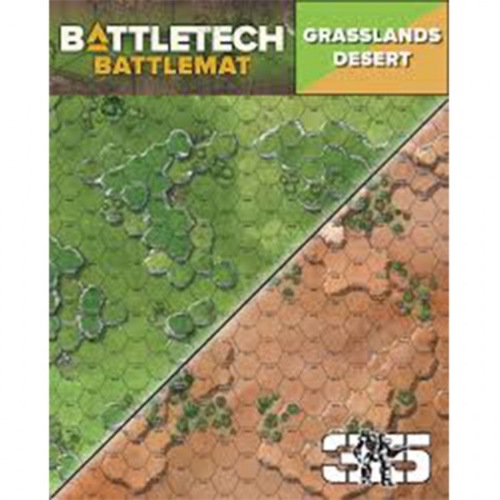 BattleTech Battle Mat: Grasslands & Desert