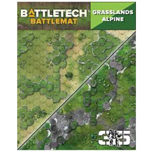 BattleTech Battle Mat: Grasslands & Alpine 