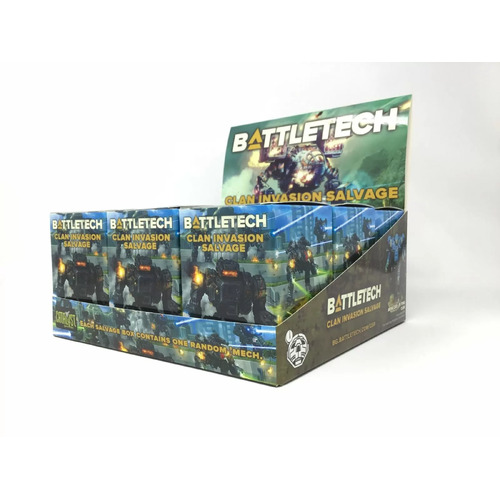 BattleTech: Clan Invasion Salvage Blind Box Display (9)