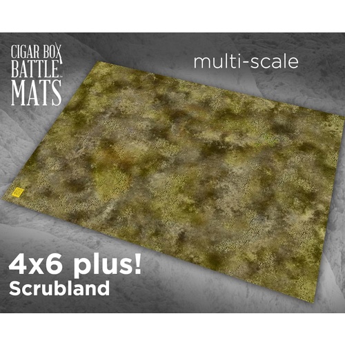Battle Mat: 4x6 Scrubland