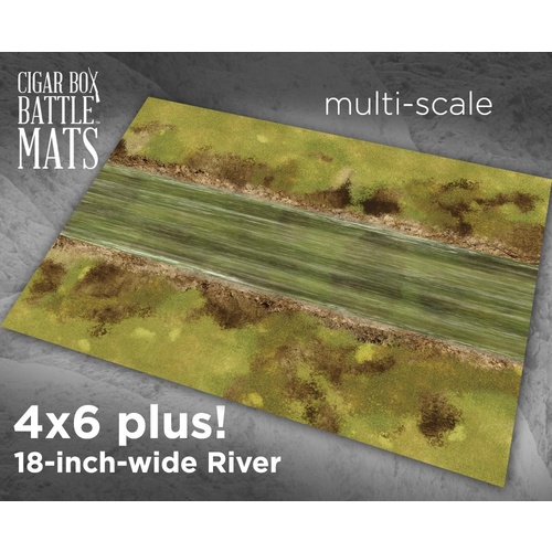 Battle Mat: 4x6 18 Inch Wide River with Banks