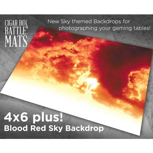 Battle Mat: 4x6 Blood Red Sky