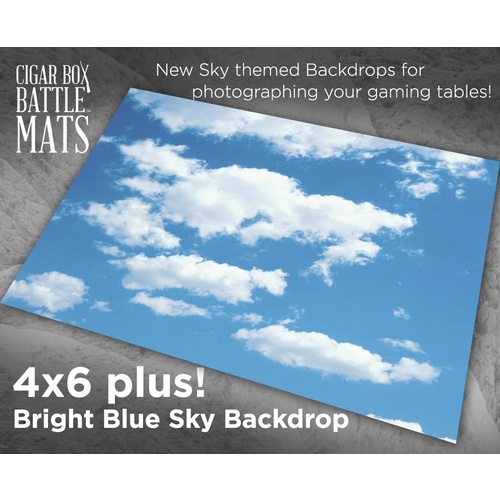 Battle Mat: 4x6 Bright Blue Sky