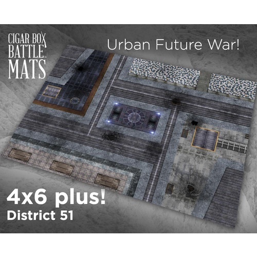 Battle Mat: 4x6 District 51