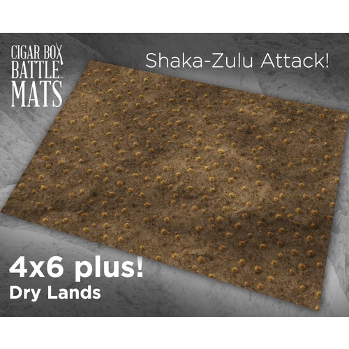 Battle Mat: 4x6 Dry Lands (6-28mm)