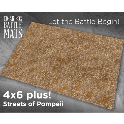 Battle Mat: 4x6 Streets of Pompeii (20-40mm)