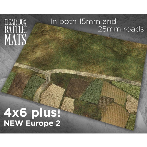 Battle Mat: 4x6 New Europe 2 (10-15mm Scale)