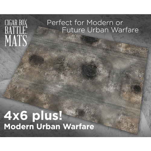 Battle Mat: 4'x6' Modern Urban Warfare  (28mm Scale)
