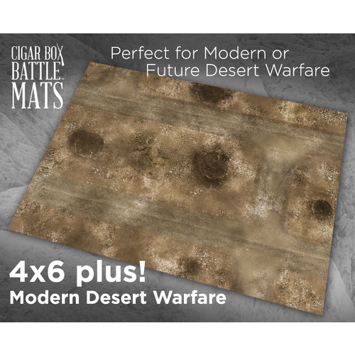 Battle Mat: 4'x6' Modern Desert Warfare (28mm Scale)