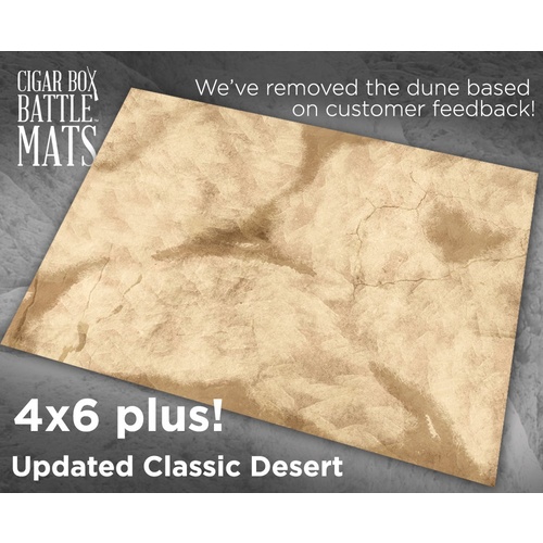Battle Mat: 4x6 Updated Classic Desert (10-28mm Scale)