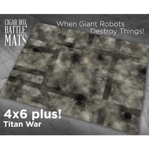 Battle Mat: 4x6 Titan War (10-28mm Scale)