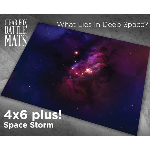 Battle Mat: 4x6 Space Storm (10-28mm Scale)