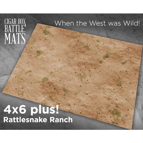 Battle Mat: 4x6 Rattlesnake Ranch (10-28mm Scale)