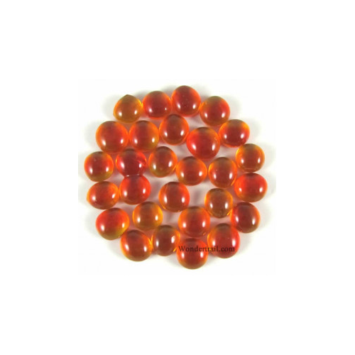 Gaming Stones Crystal Orange Glass Stone (Qty 40) in 5 1/2" Tube