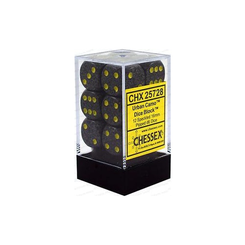 Speckled: 16mm D6 Urban/Yellow (12)