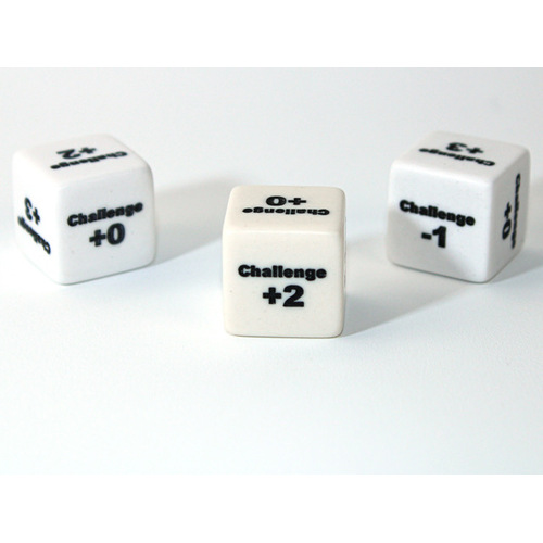 Chessex Custom Dice Challenge rating d6 (Custom engraved)