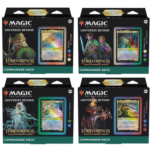 Magic the Gathering: The Lord of the Rings Tales of Middle Earth Commander Decks