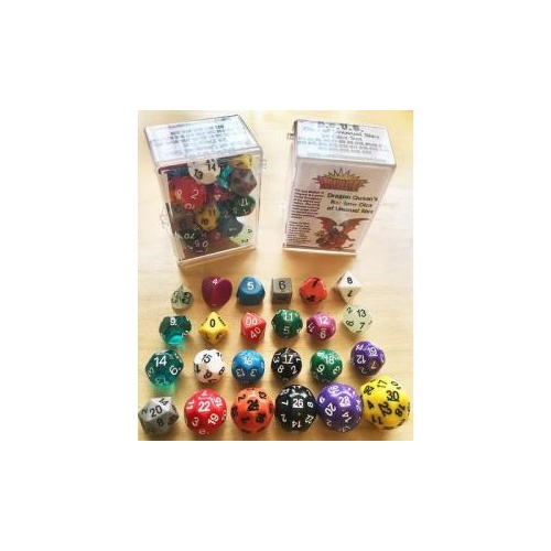 Dice of Unusual Size: D3 to D30 Rainbow