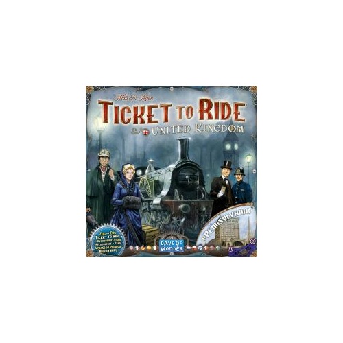 Ticket to Ride Map Collection 5: United Kingdom + Pennsylvania