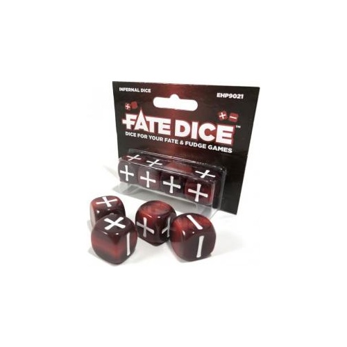 Fate Core Dice Set Infernal