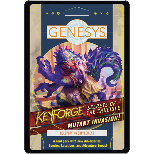Keyforge Genesys - Secrets of the Crucible Mutant Invasion