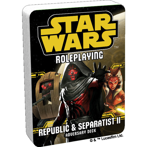 Star Wars RPG: Adversary Deck - Republic and Separatist II Adversary Deck