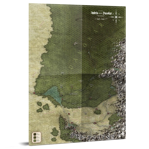 Symbaroum RPG: Symbar and Davokar Hex Map