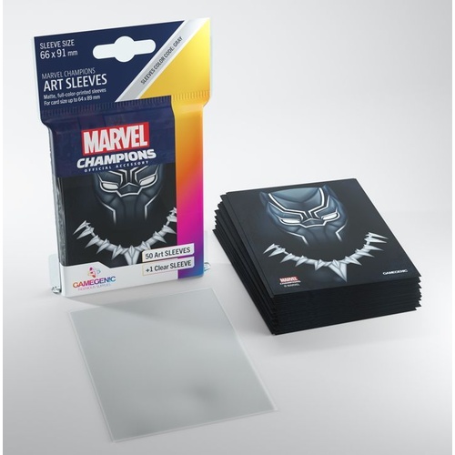 Gamegenic Marvel Champions Art Sleeves Black Panther