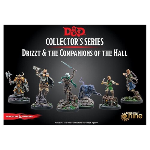 D&D Collector's Series: Drizzt and the Companions of the Hall (6 figs)