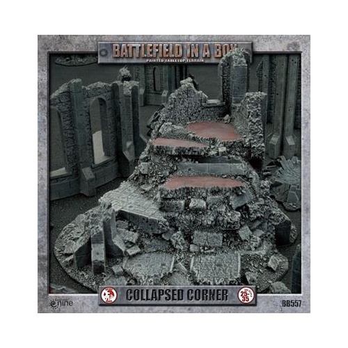 Battlefield in a Box: Gothic Terrain: Collapsed Corner -30mm (1 pc)