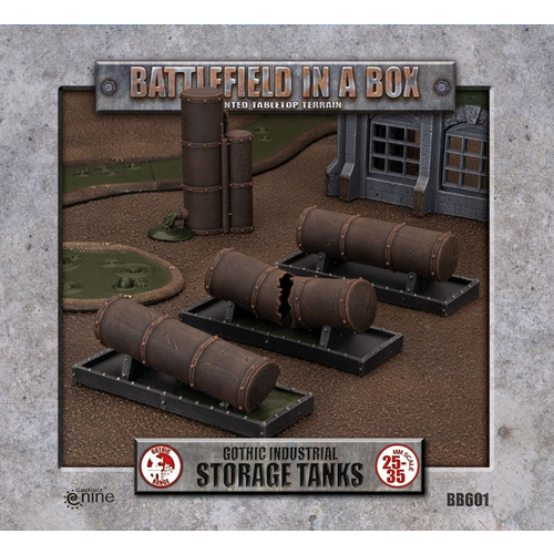 Battlefield in a Box: BB601 Gothic Industrial - Tanks - 30mm (3 pc)